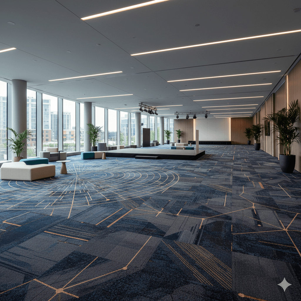 Réalisation moquette événementiel